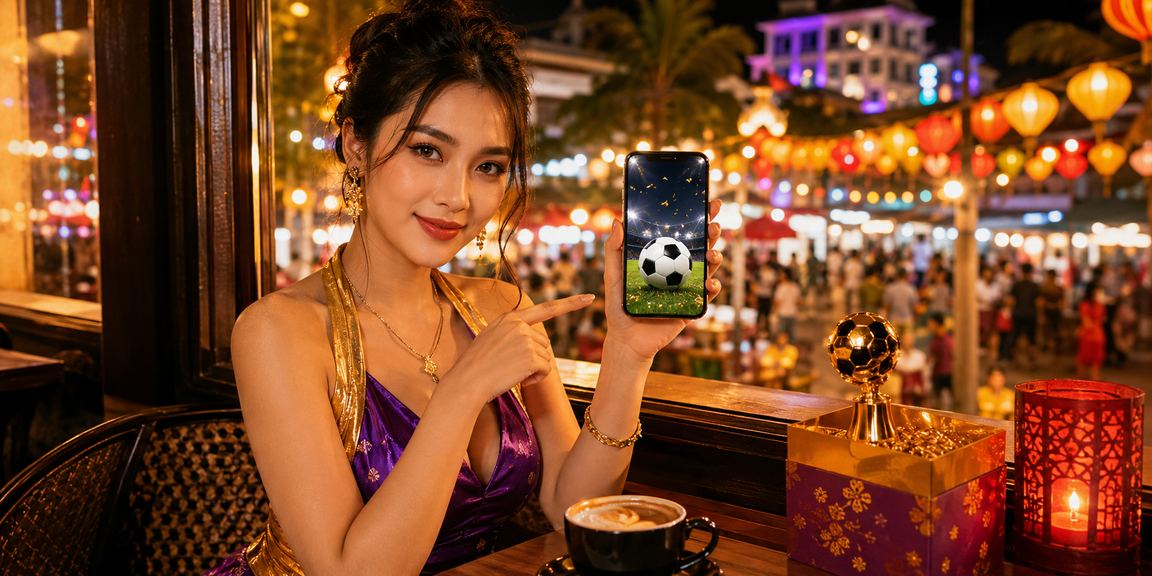 Người hâm mộ bóng đá Việt Nam theo dõi trận đấu và đặt cược tại Phú Quốc bên ly cà phê